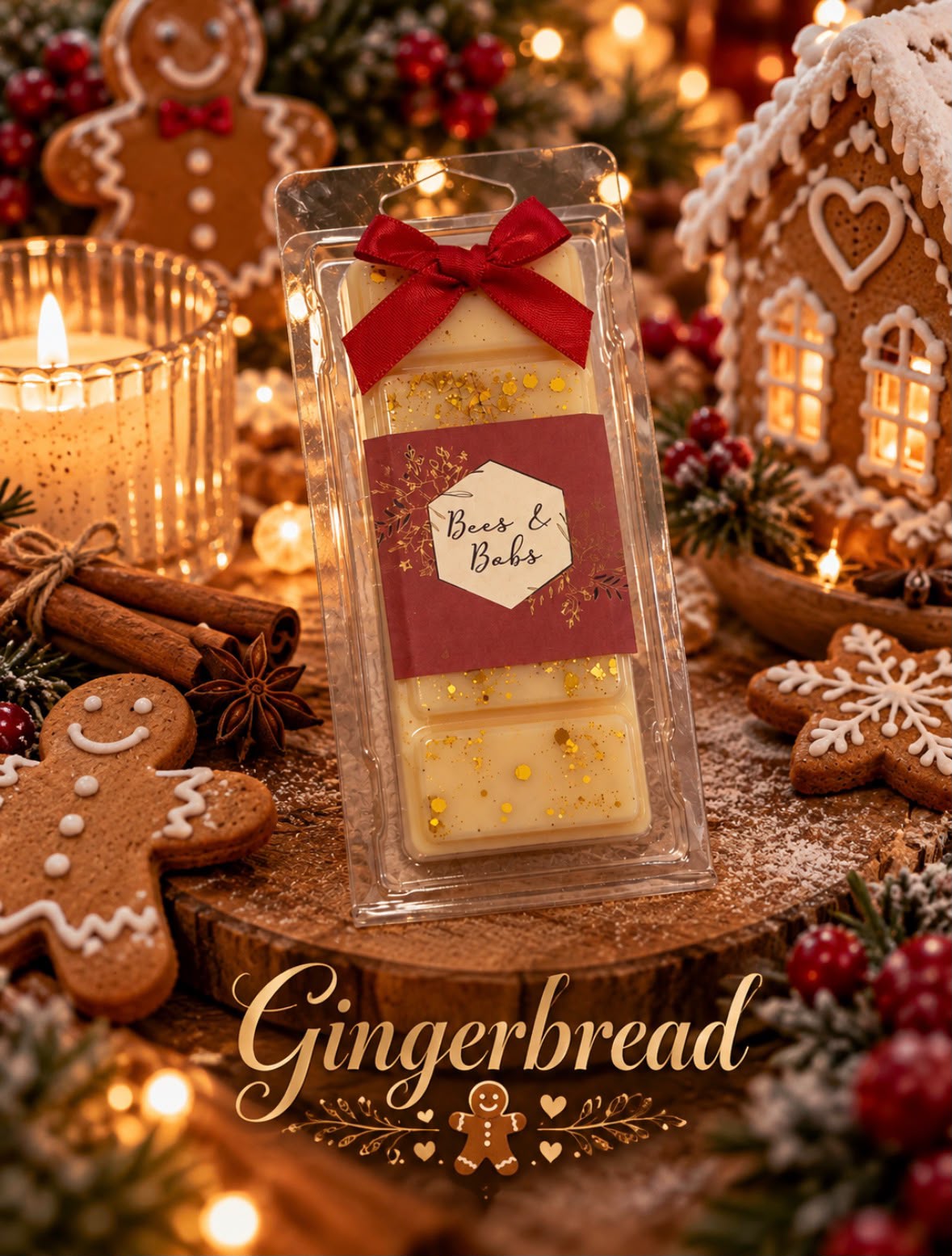 Gingerbread Wax Melt Snap Bar