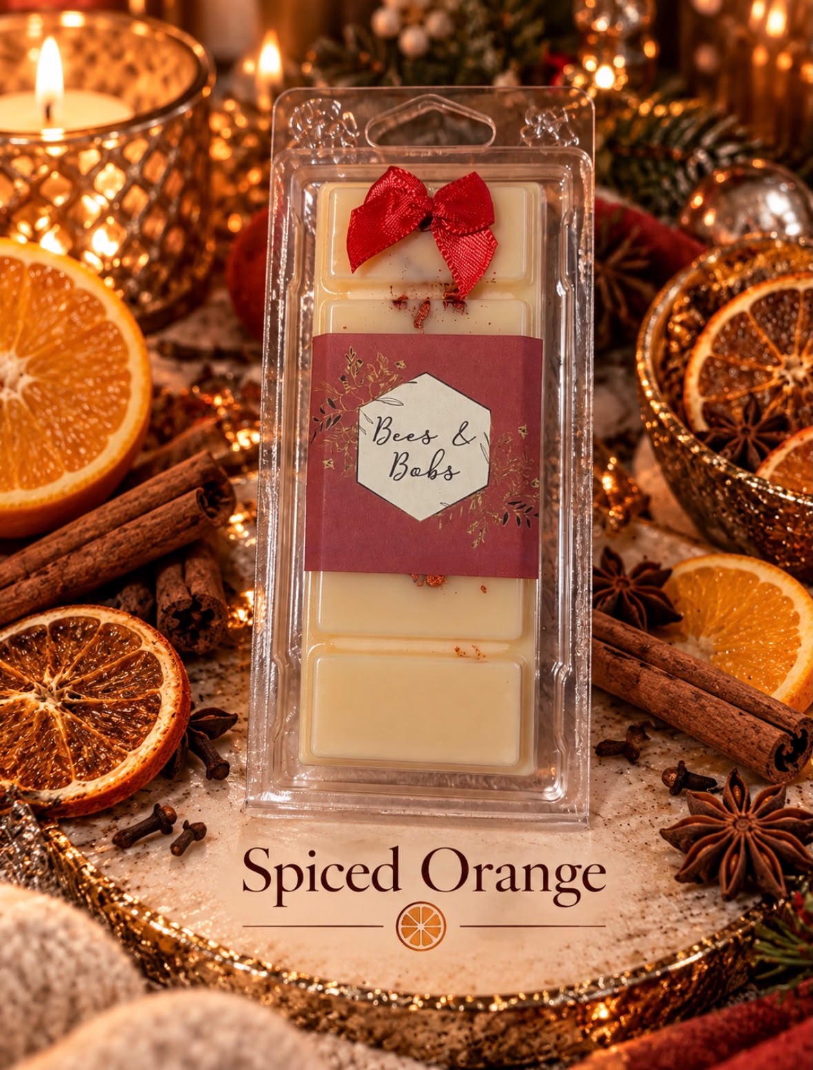 Spiced Orange Wax Melt Snap Bar
