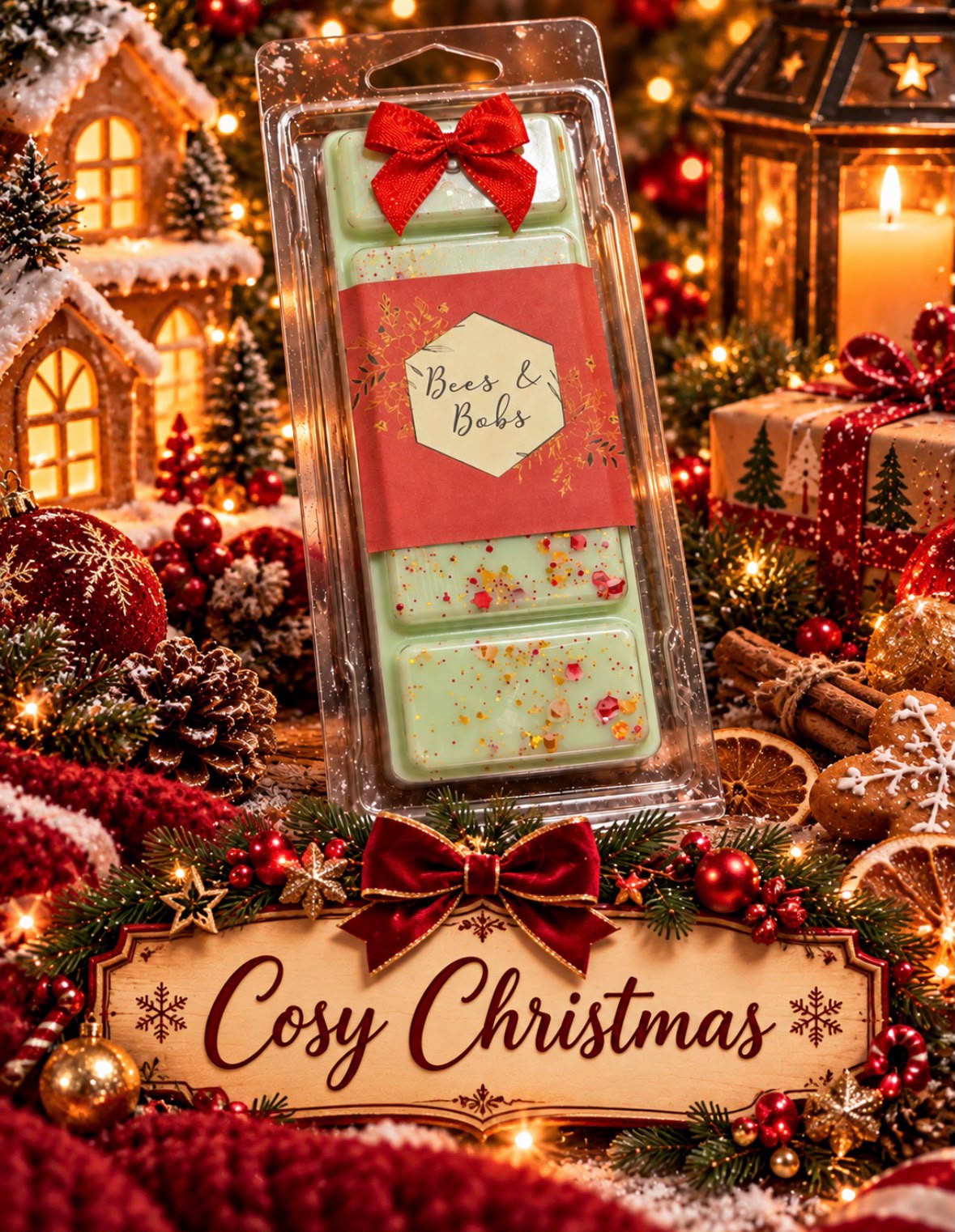 Cosy Christmas Wax Melt Snap Bar