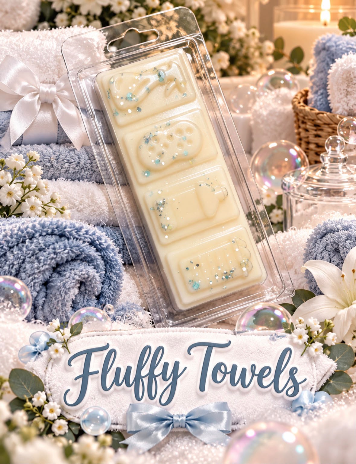 Fluffy Towels Wax Melt Snap Bar